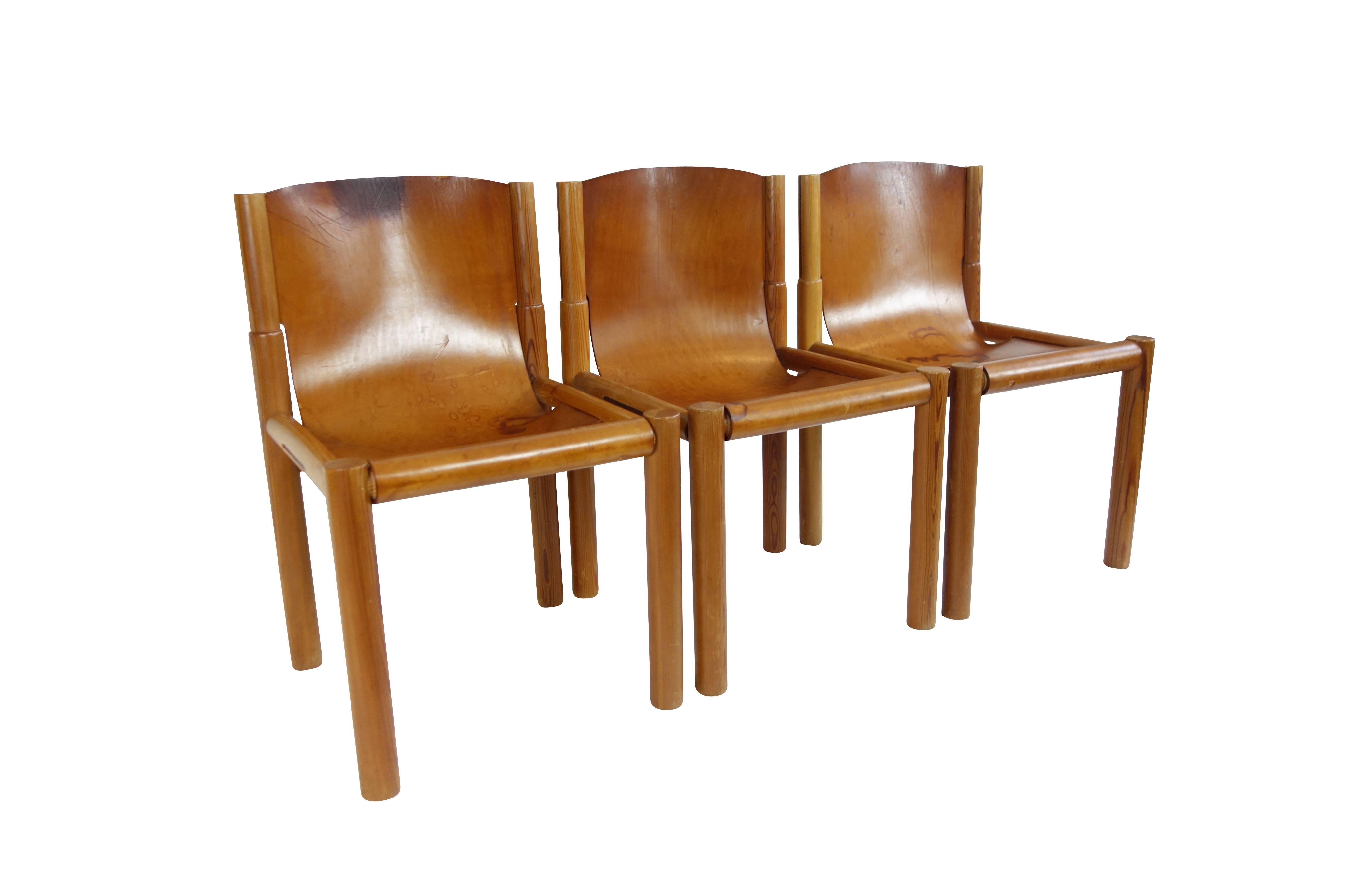 leather sling back dining chair