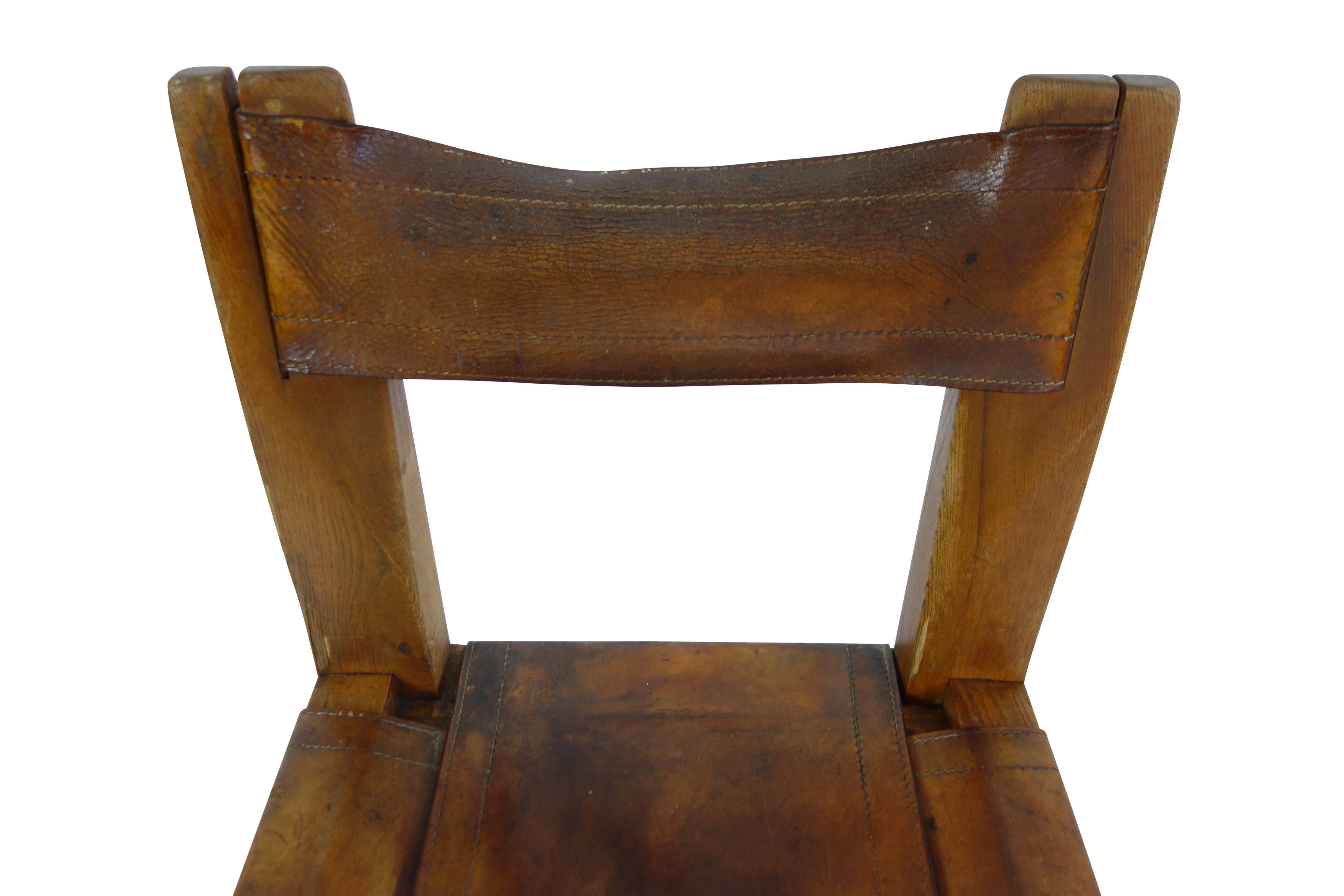 Mid-20th Century Pierre Chapo S11 Chair