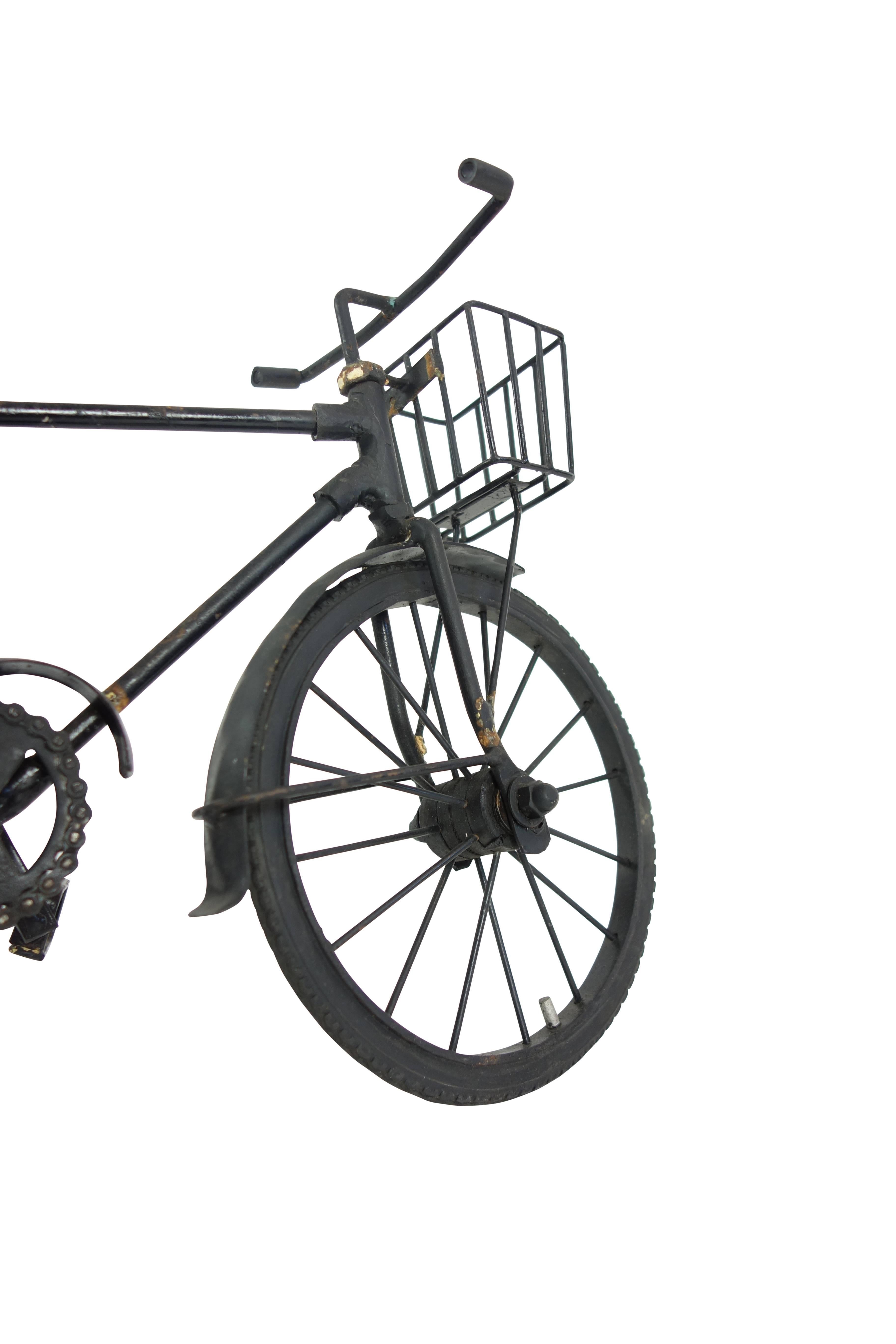 Folk Art Mini Bicycle For Sale 2