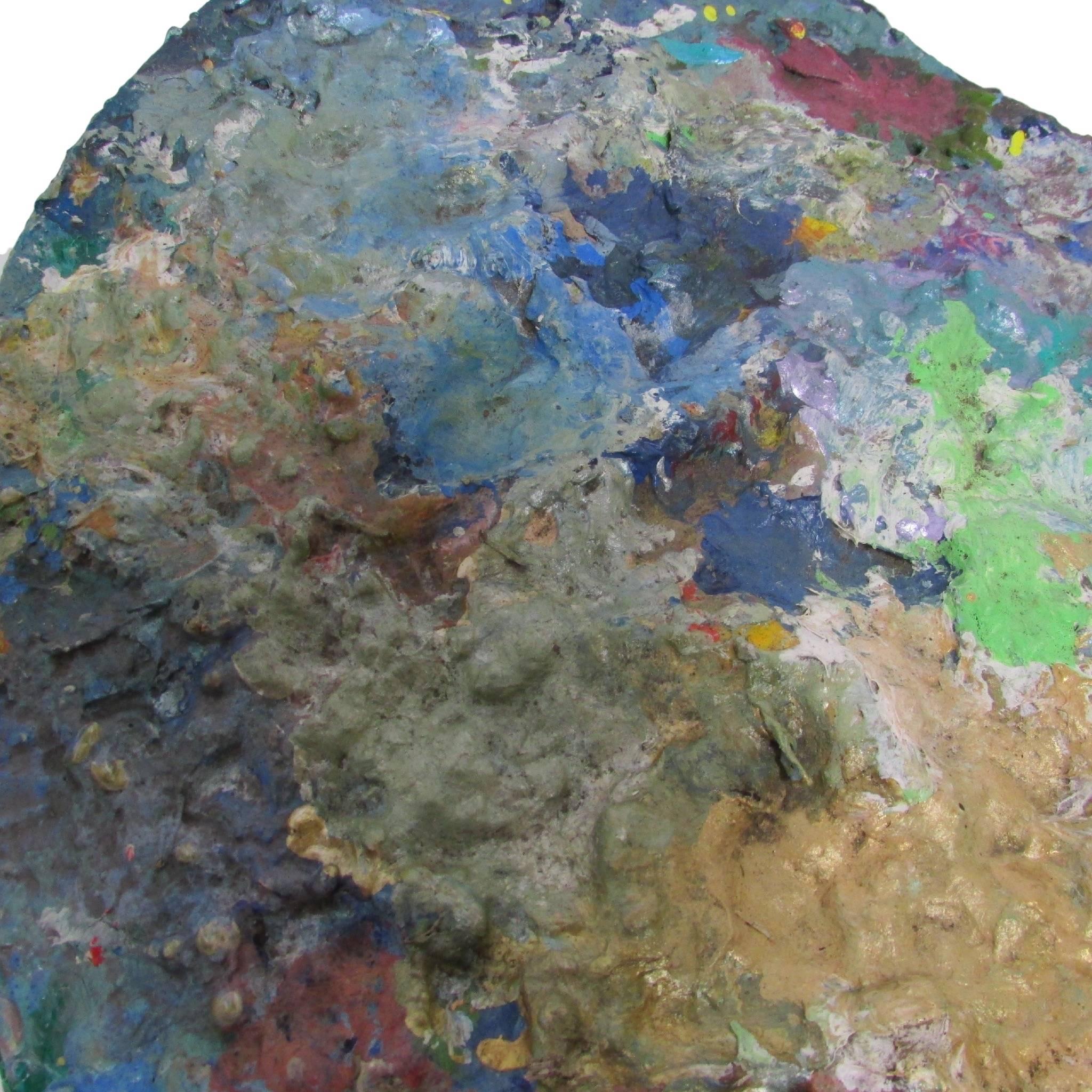 Large Artist's Paint Palette In Excellent Condition In Seattle, WA