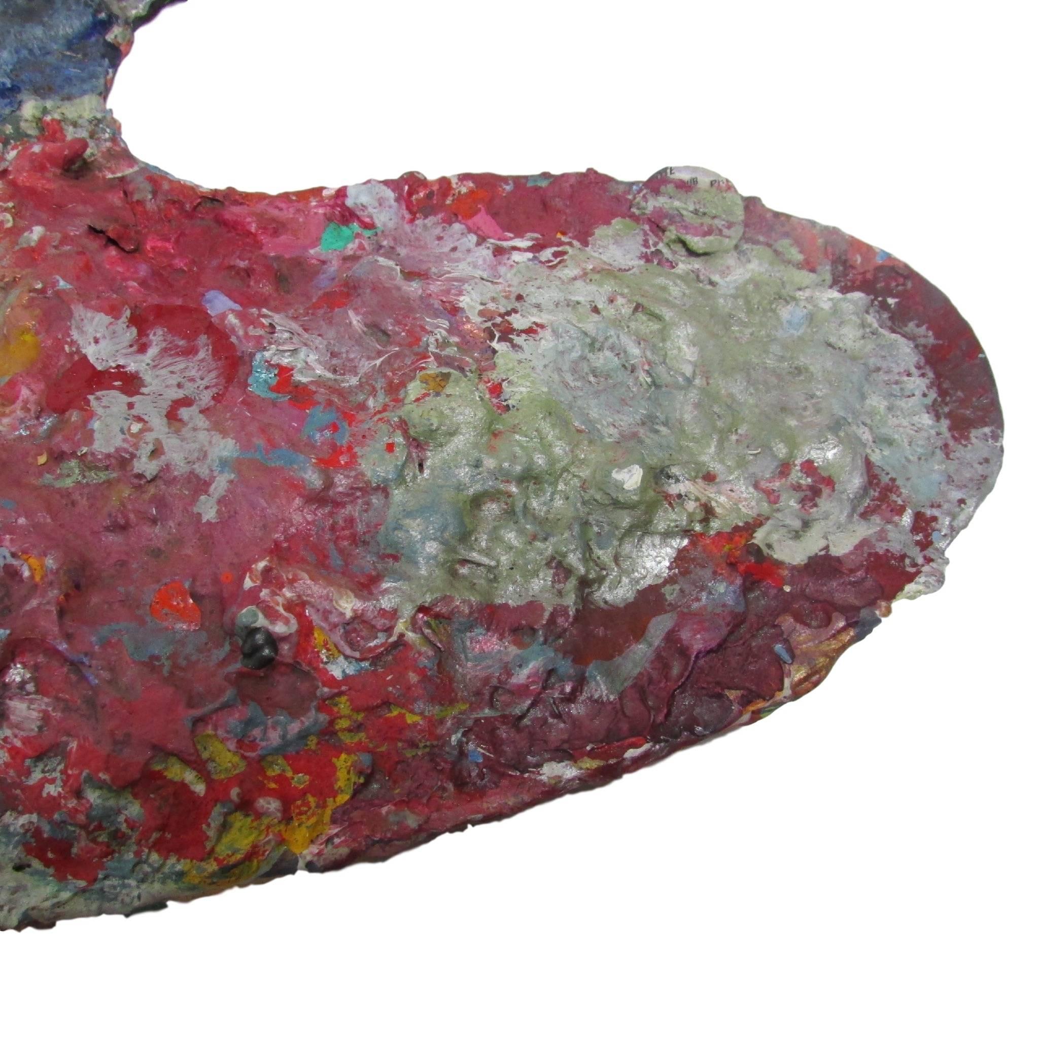 Painted Large Artist's Paint Palette