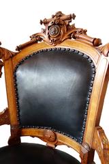 Pair of Rococo Revival John Jelliff Parlor Chairs