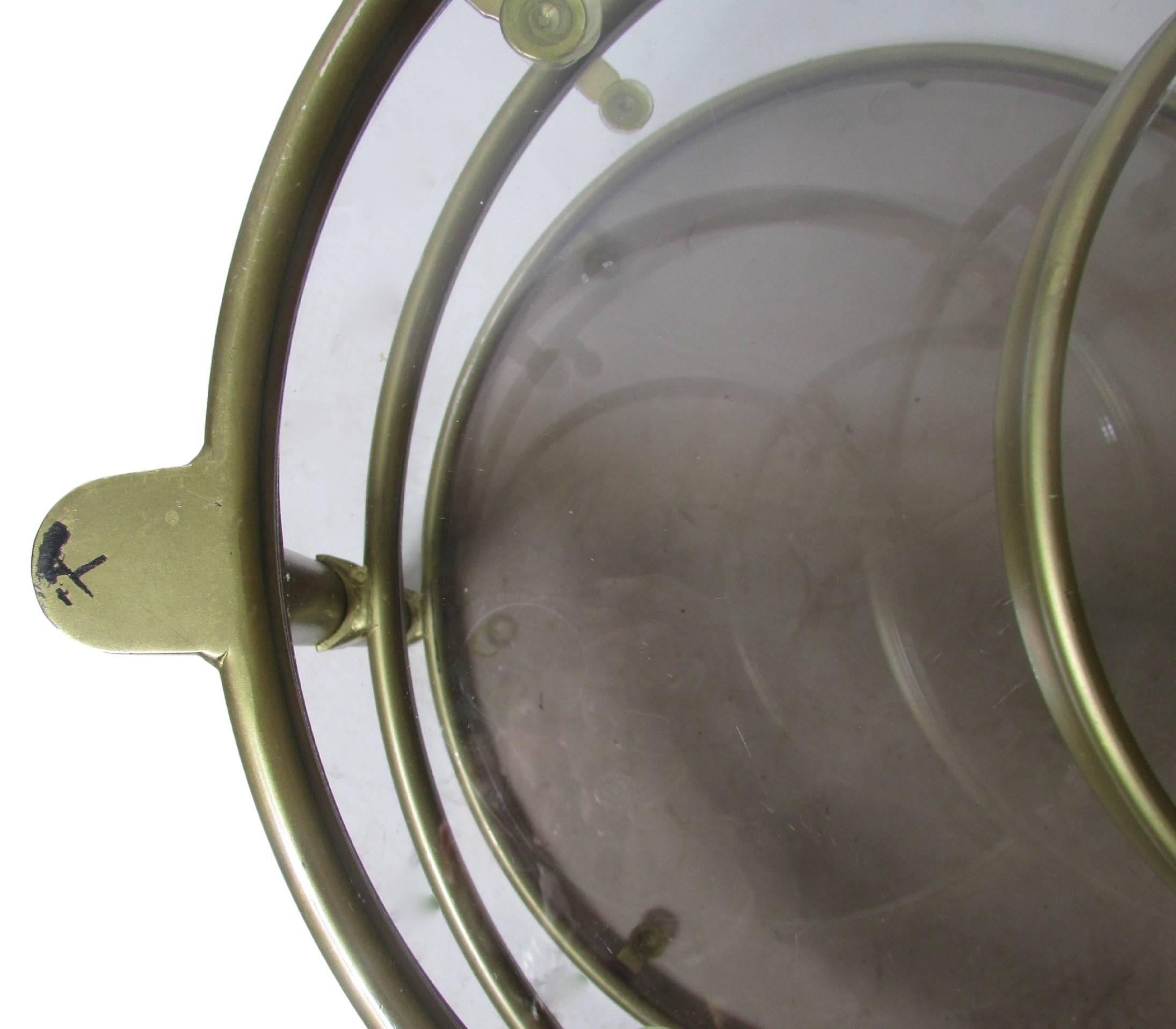 Late 20th Century Circular Four-Tiered Swivel Coffee Table