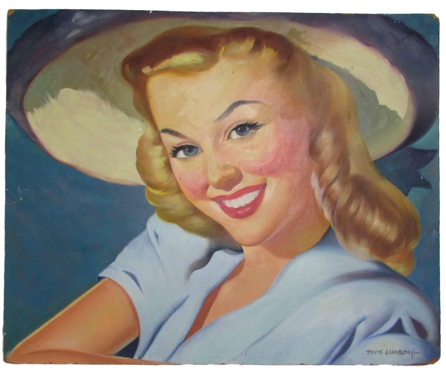 20th Century 1940s Girl Next Door by Thomas Limborg For Sale