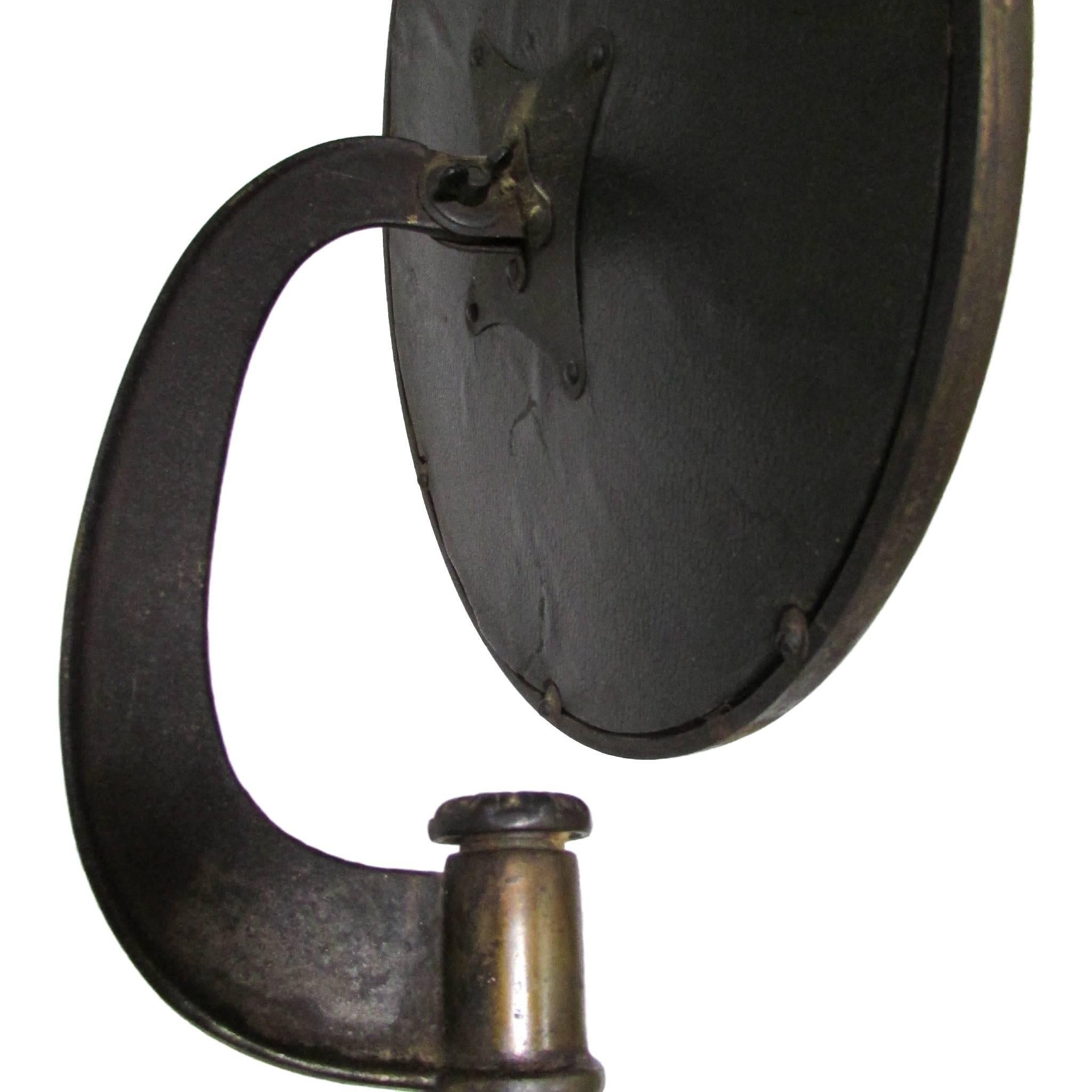 Cast Victorian Era Brass Shaving Mirror Stand
