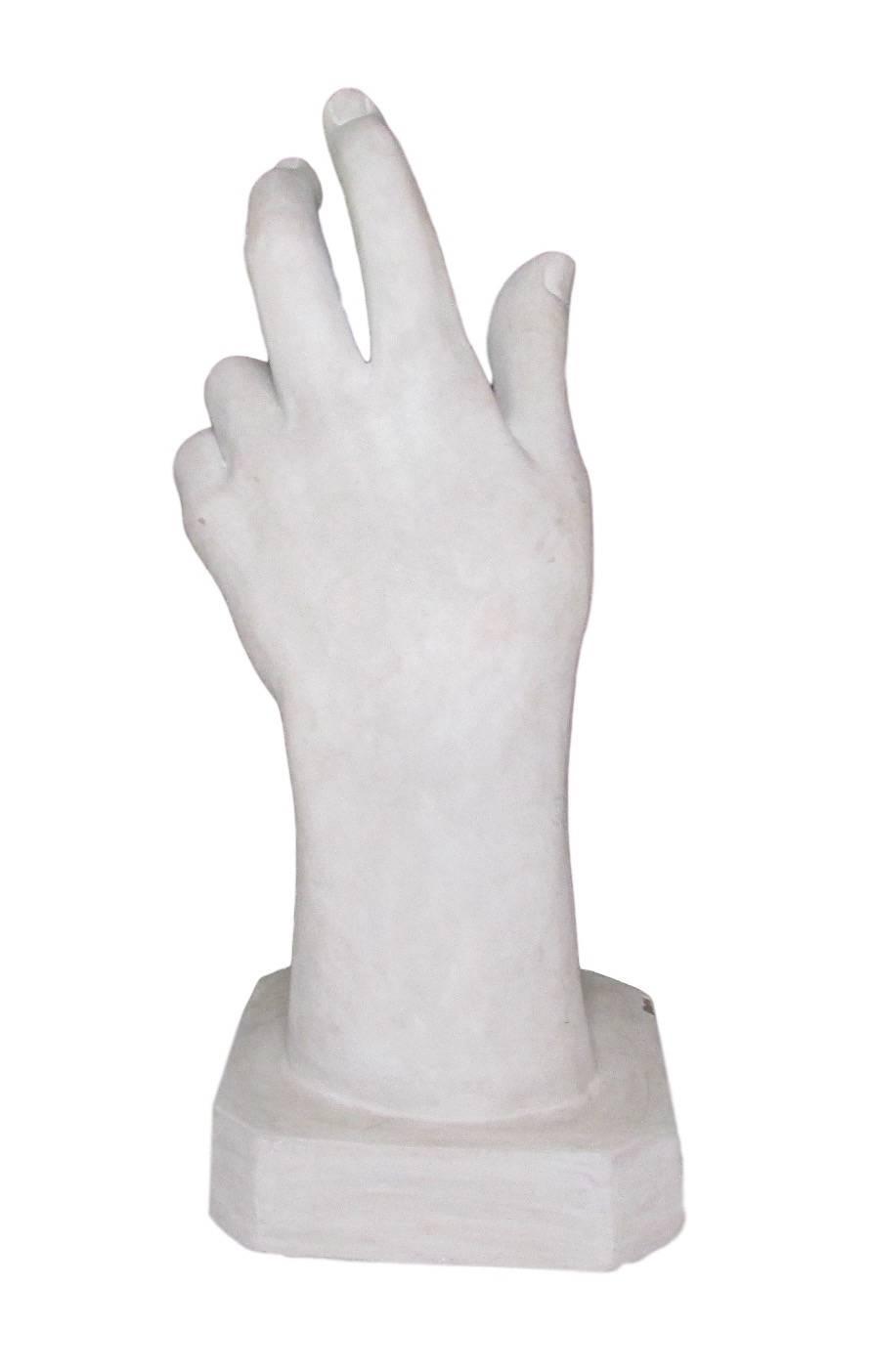 Oversized Fiberglass Hand Sculpture For Sale at 1stdibs