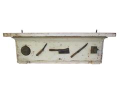 Painted Butcher Shop Mantle, circa 1900 1