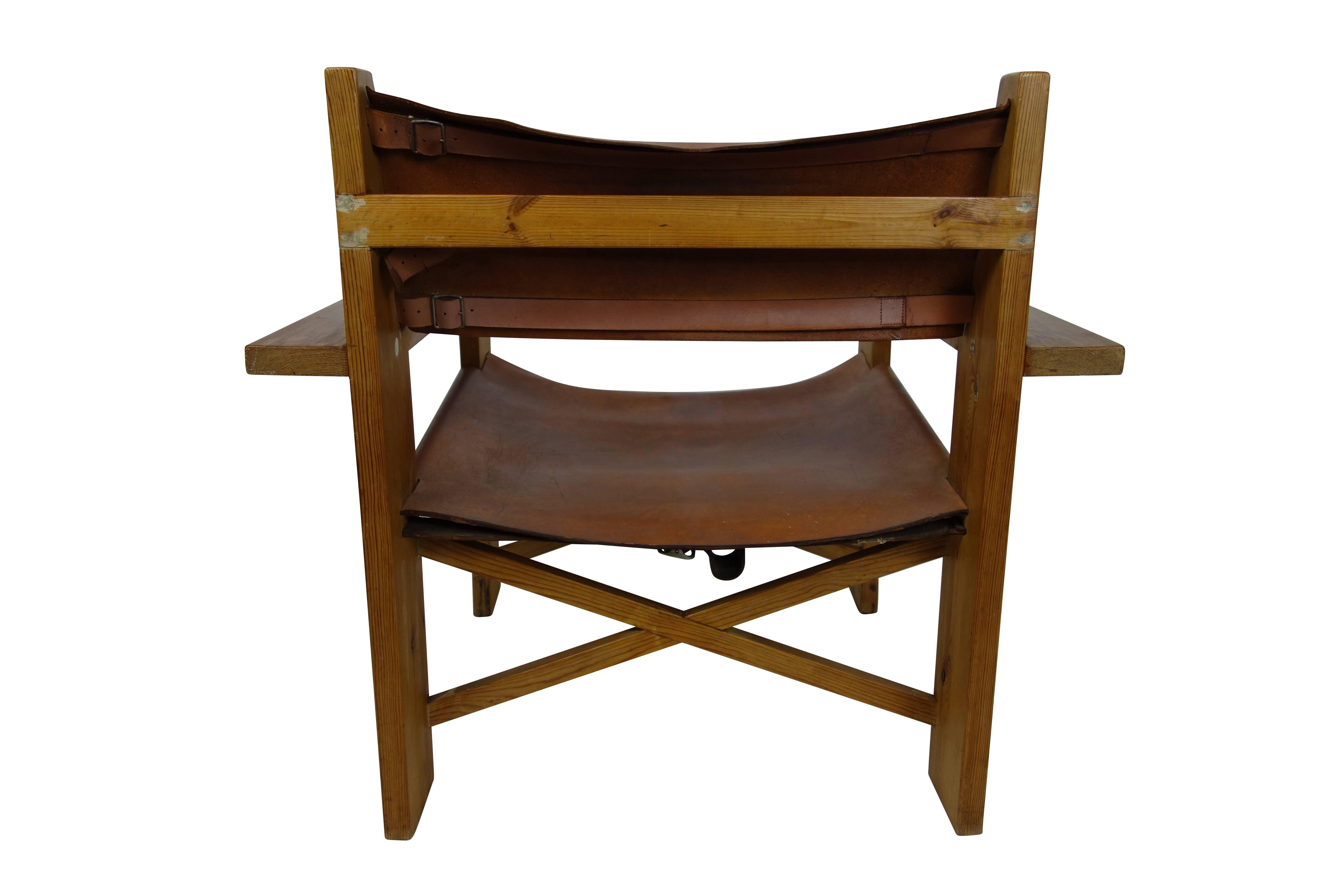 Scandinavian Modern Vintage Danish Camping Easy Chair