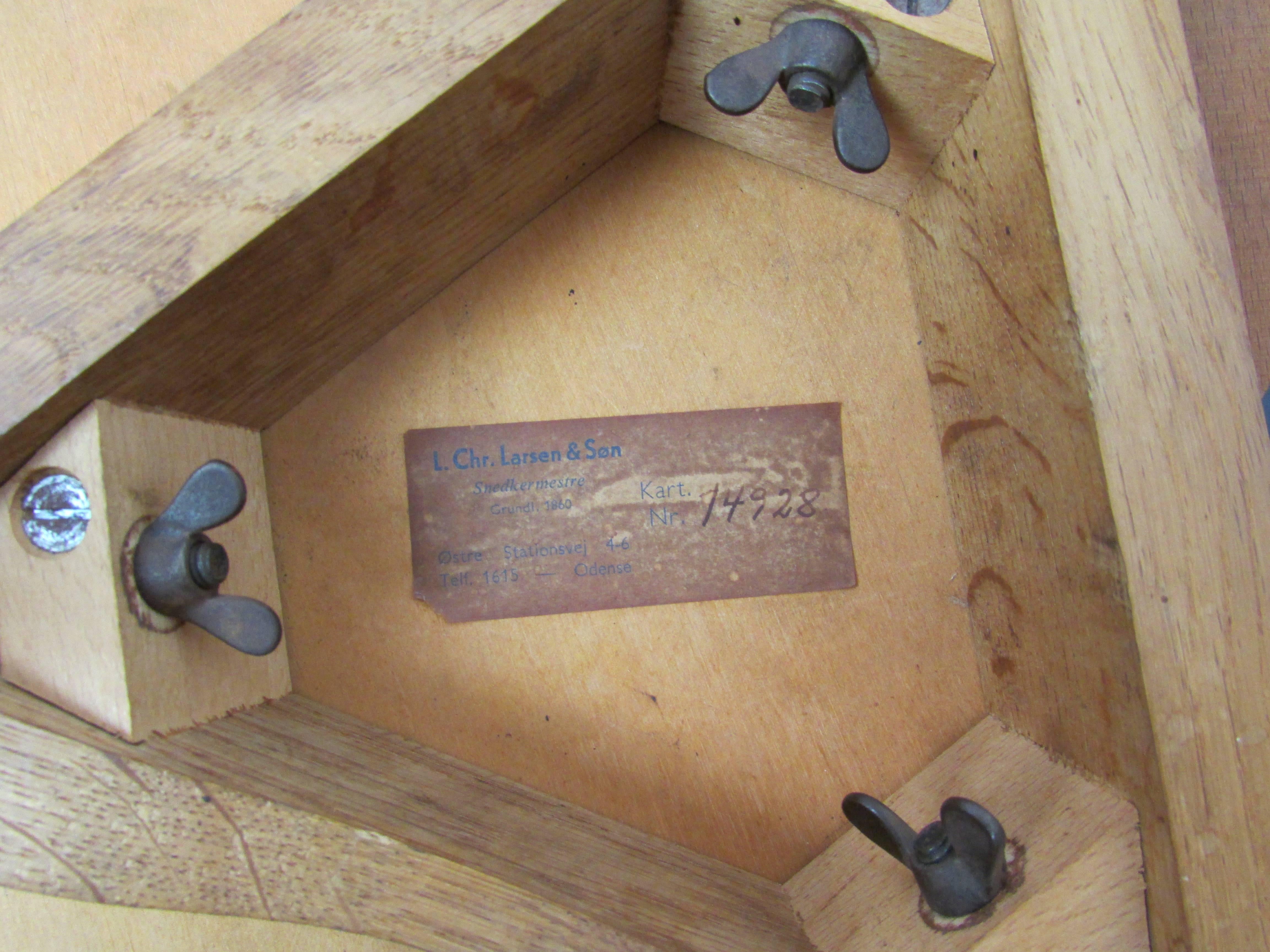 Wood Danish Palette Side Table