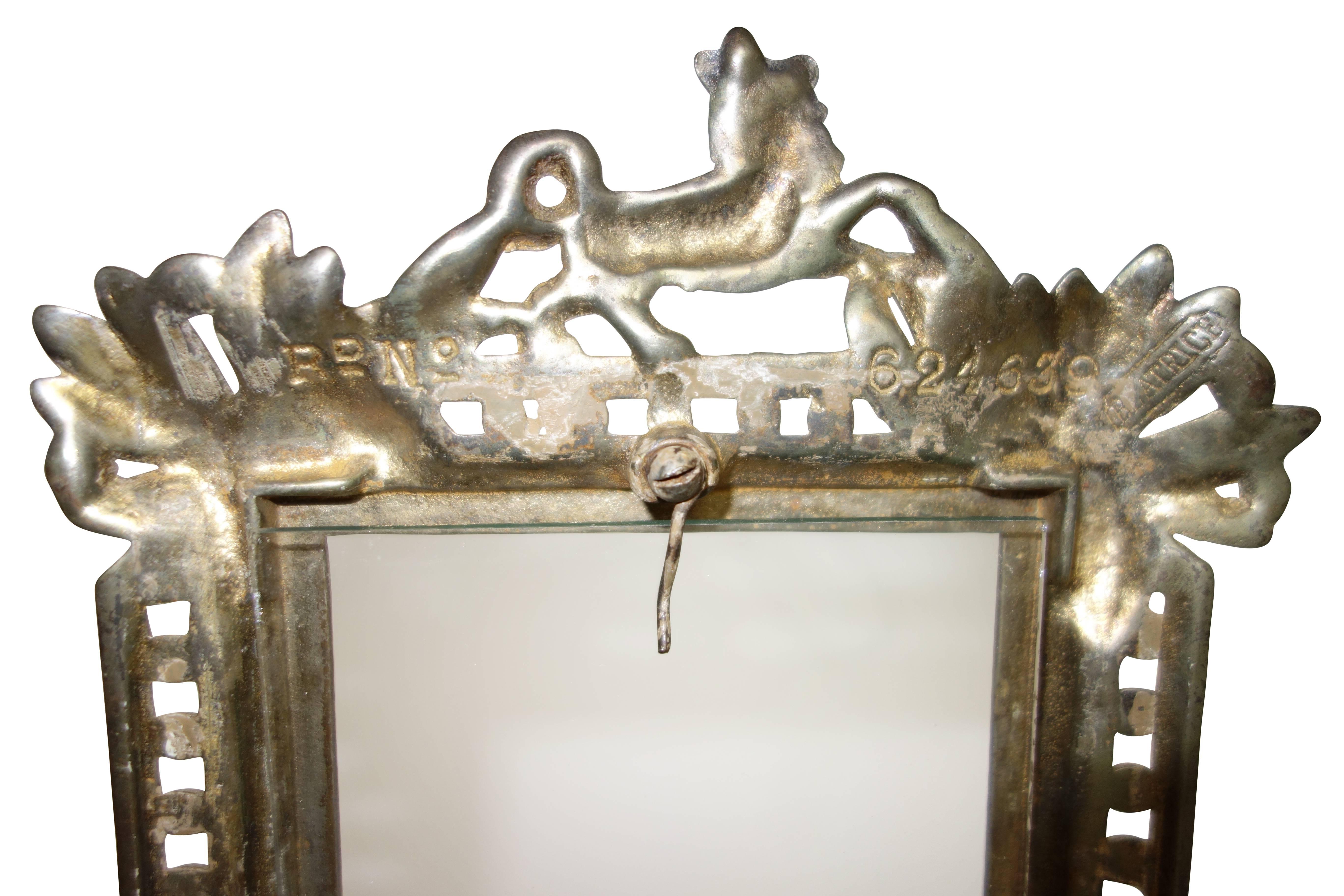 Pair of 19th Century French Gilt Frames with Dogs and Birds 3