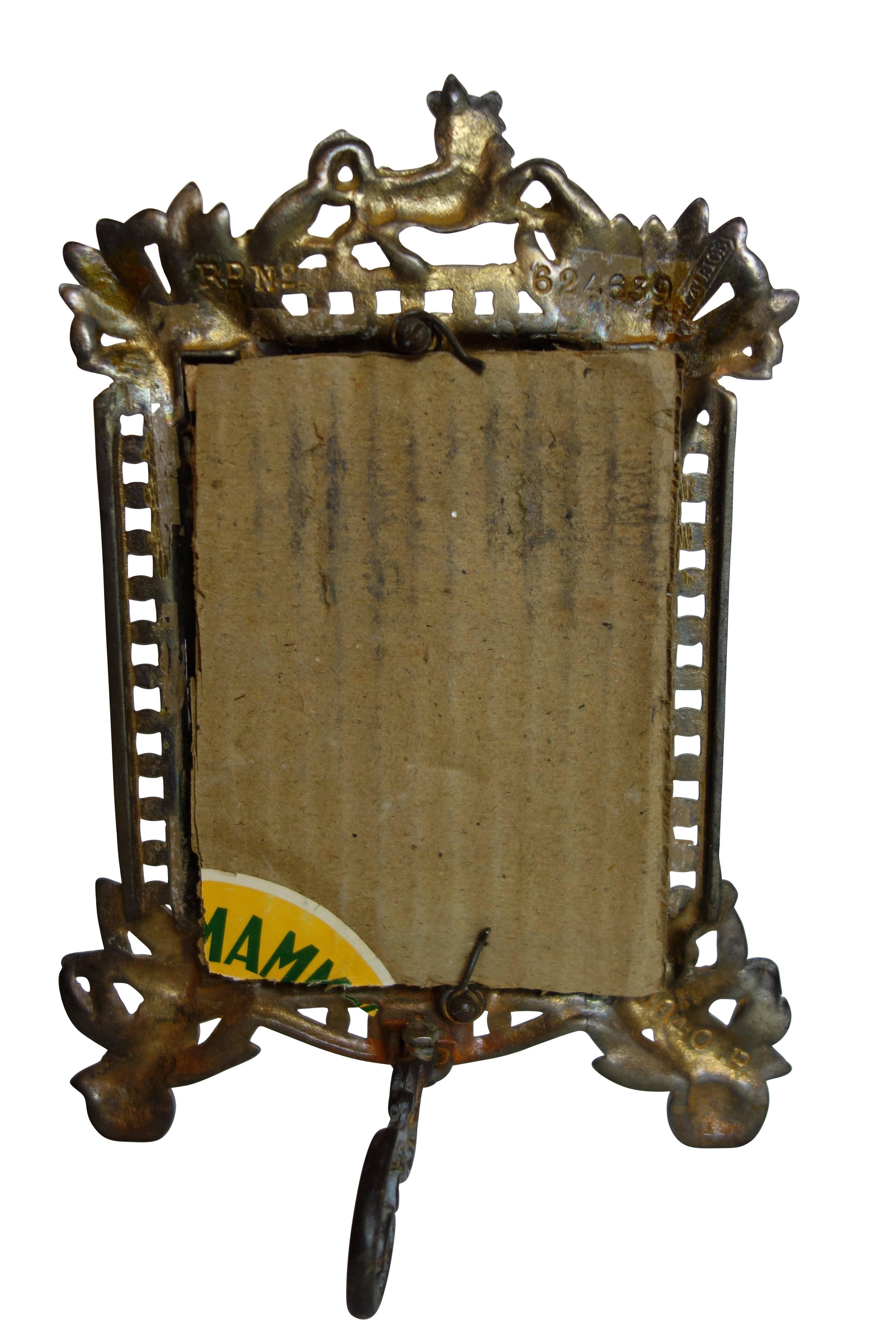 Pair of 19th Century French Gilt Frames with Dogs and Birds 4