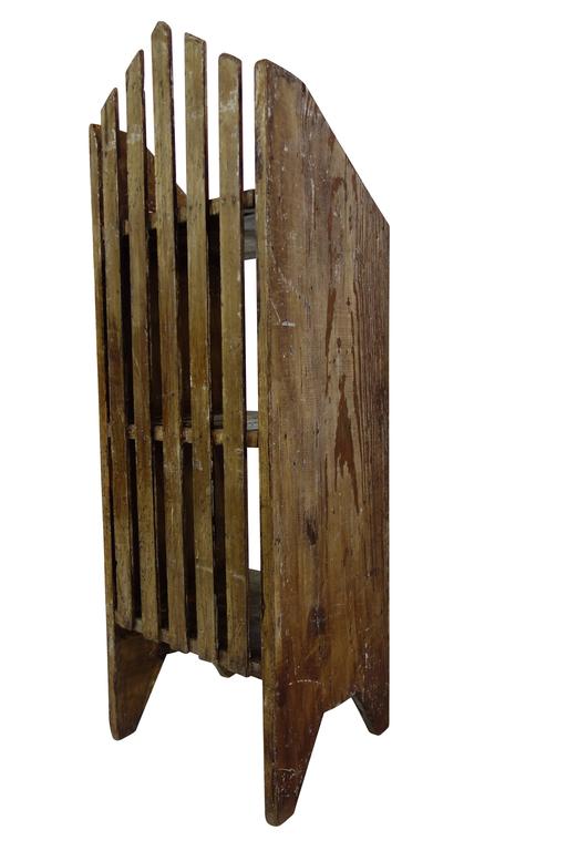 Primitive Painted ThreeTier Shelf For Sale at 1stDibs