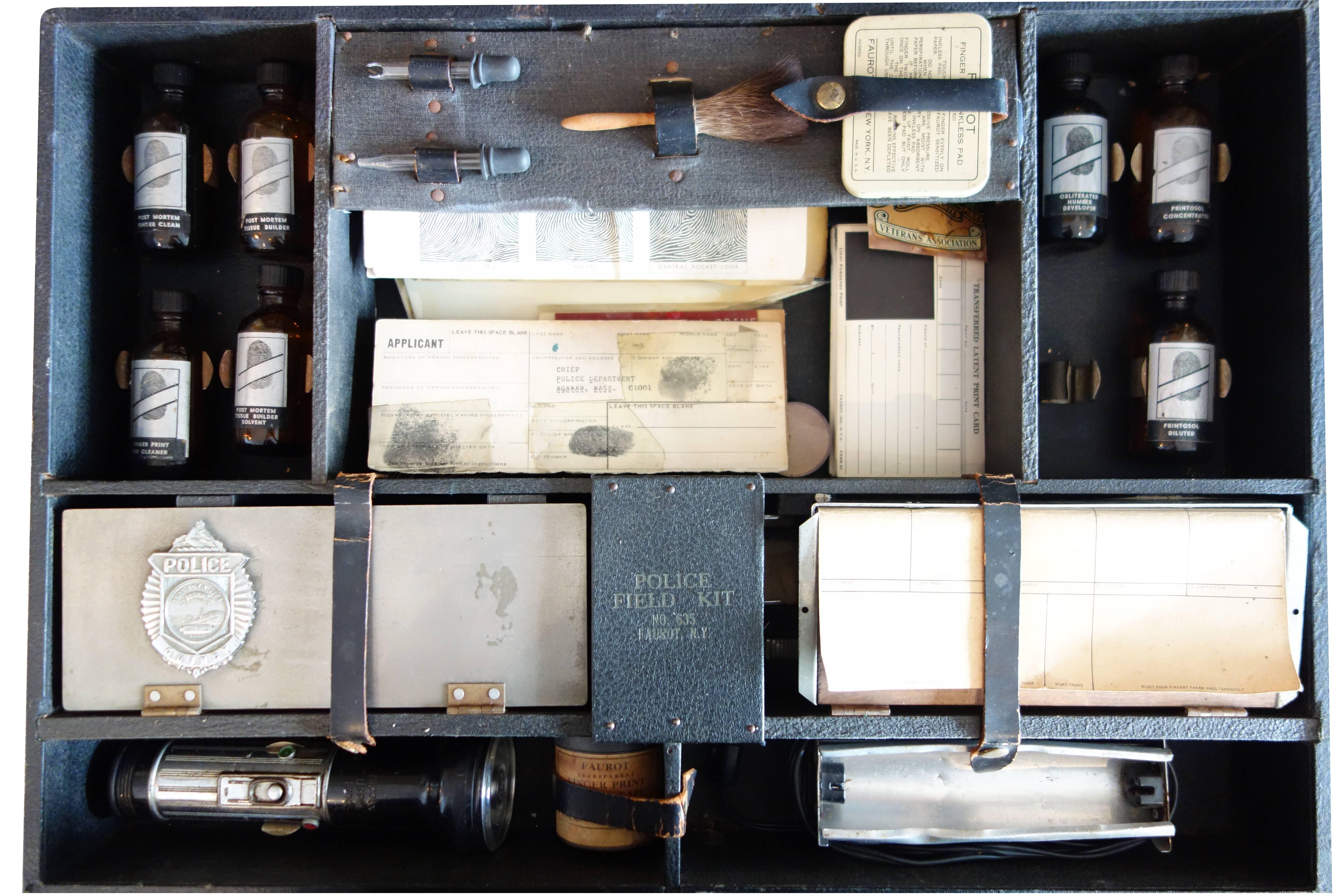Police Detective Crime Scene Kit, Made by Farout Forensic Products, Massachusett 2