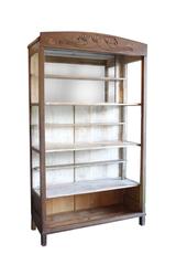 19th Century Cabinet with Lily Detail from Belgium