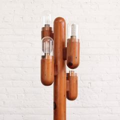 1970s Cactus Lamp Solid Pine California