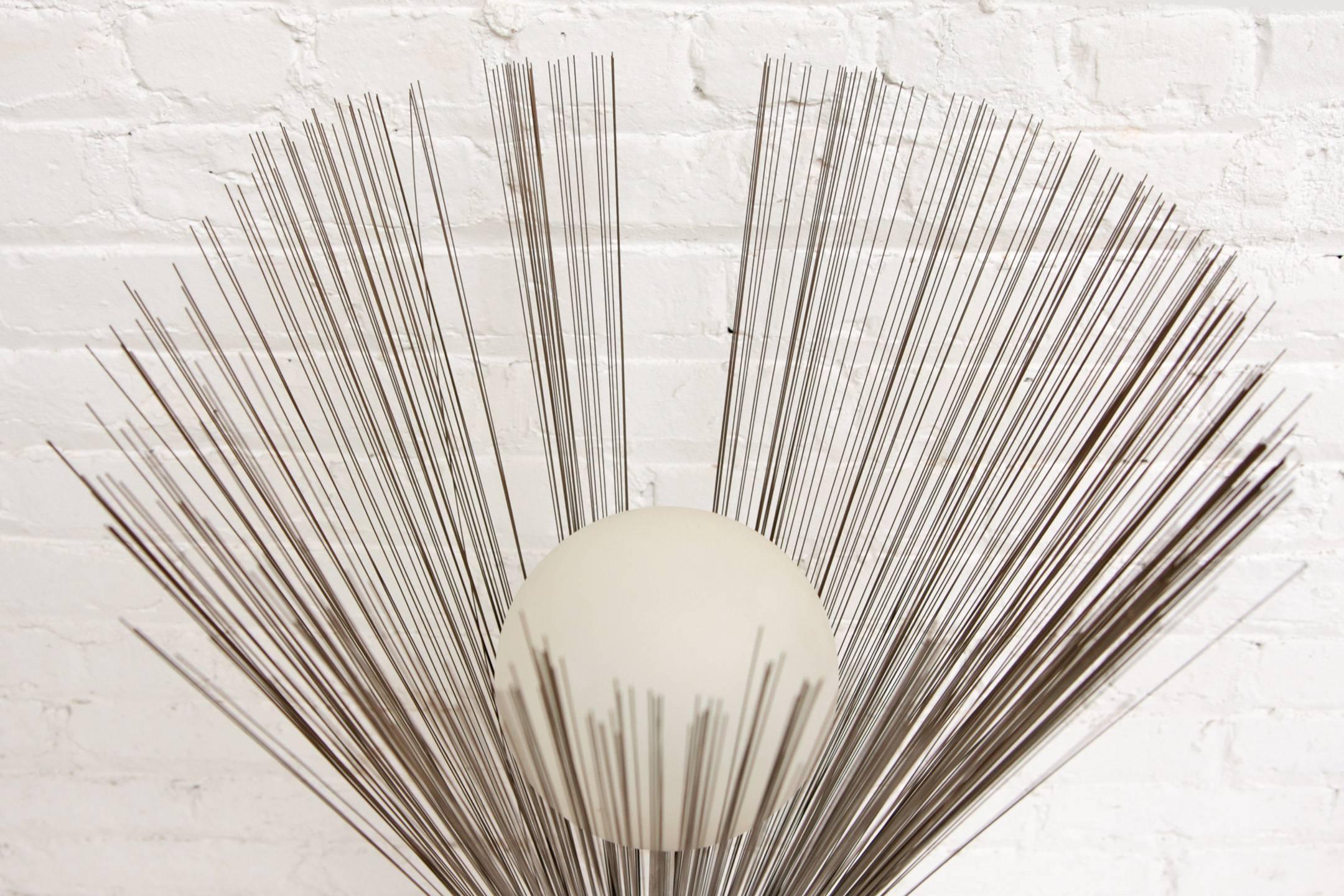 Bertoia Style Spray Lamp In Good Condition In Brooklyn, NY