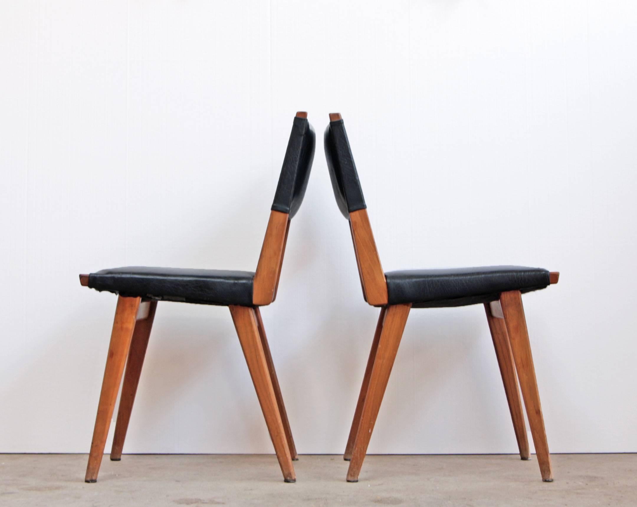 Jens Risom Dining Chairs In Good Condition In Brooklyn, NY