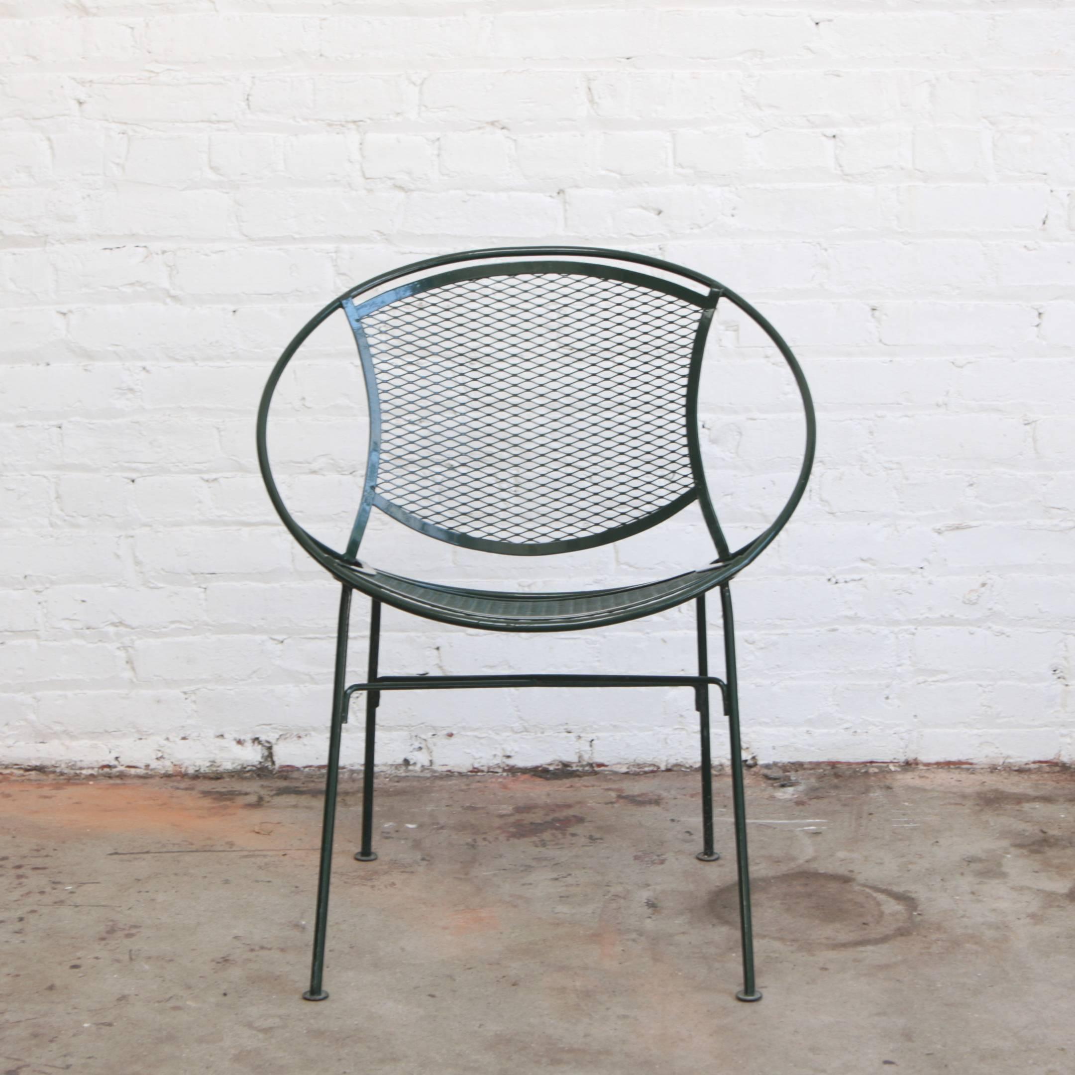 Mid-Century Modern Pair of Maurizio Tempestini for Salterini Hoop Lounge Chairs