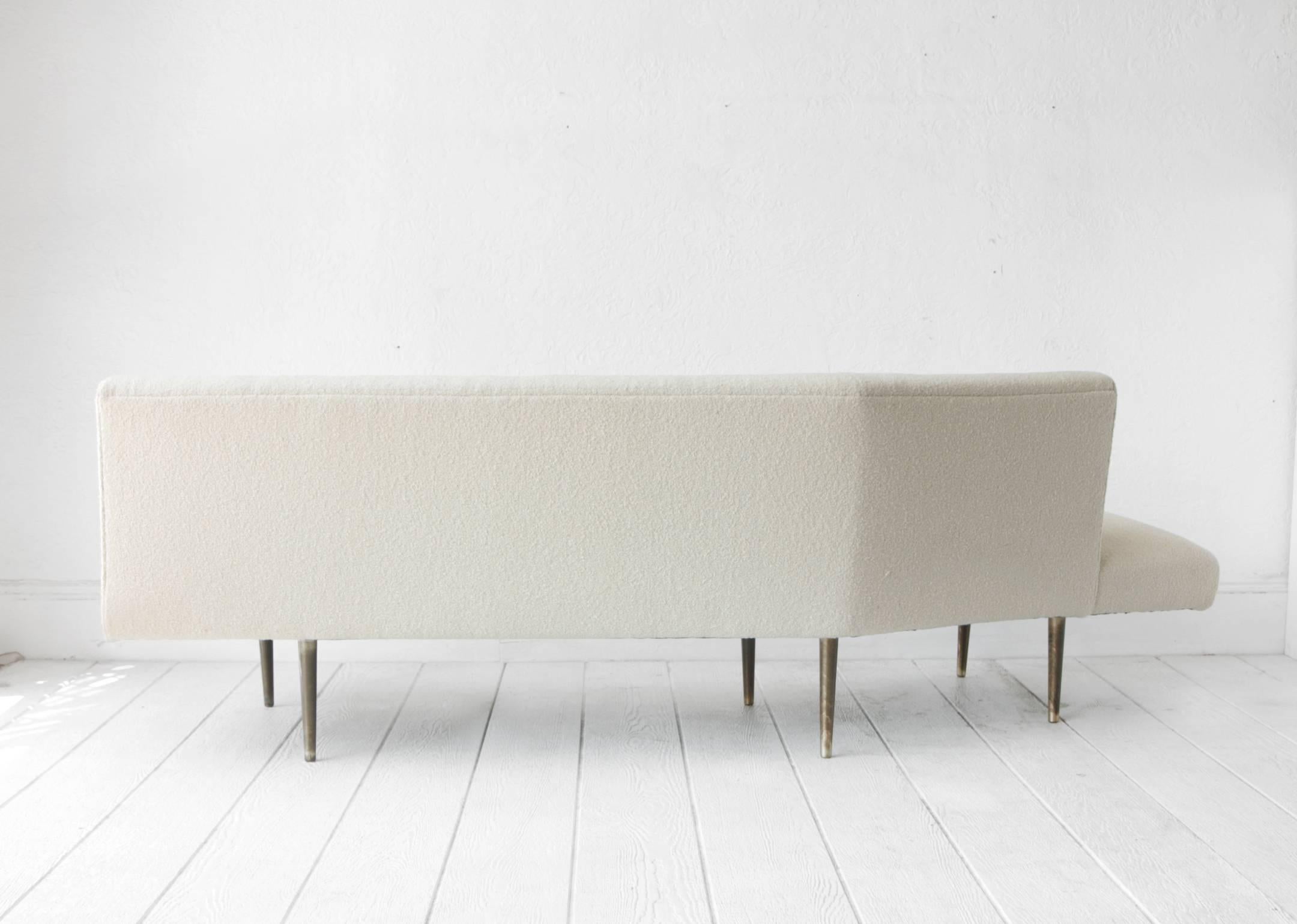 Mid-Century Modern Edward Wormley Channel Back Sofa for Dunbar