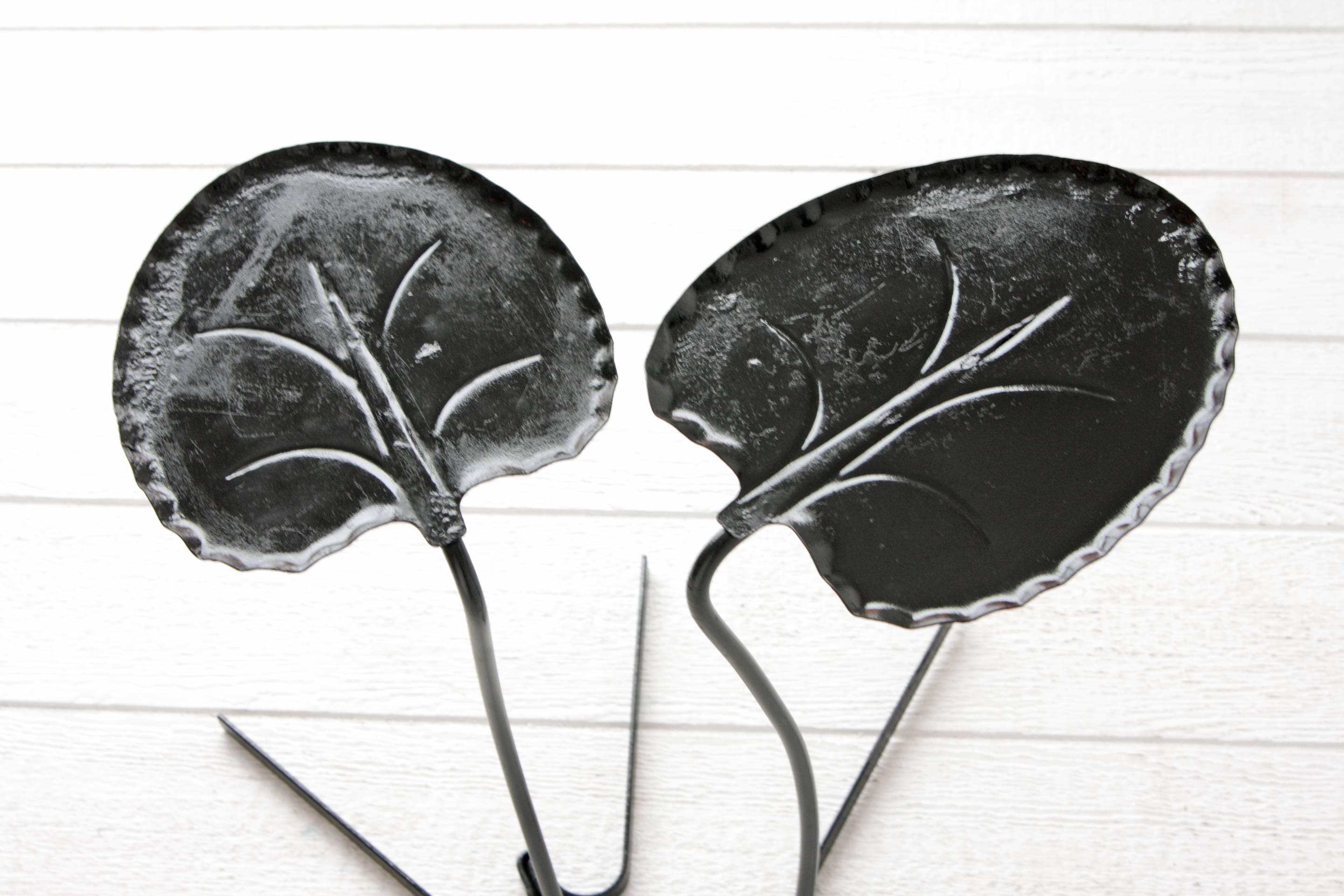 Mid-Century Modern Salterini Wrought Iron Lily Pad Nesting Tables, Metal, Midcentury