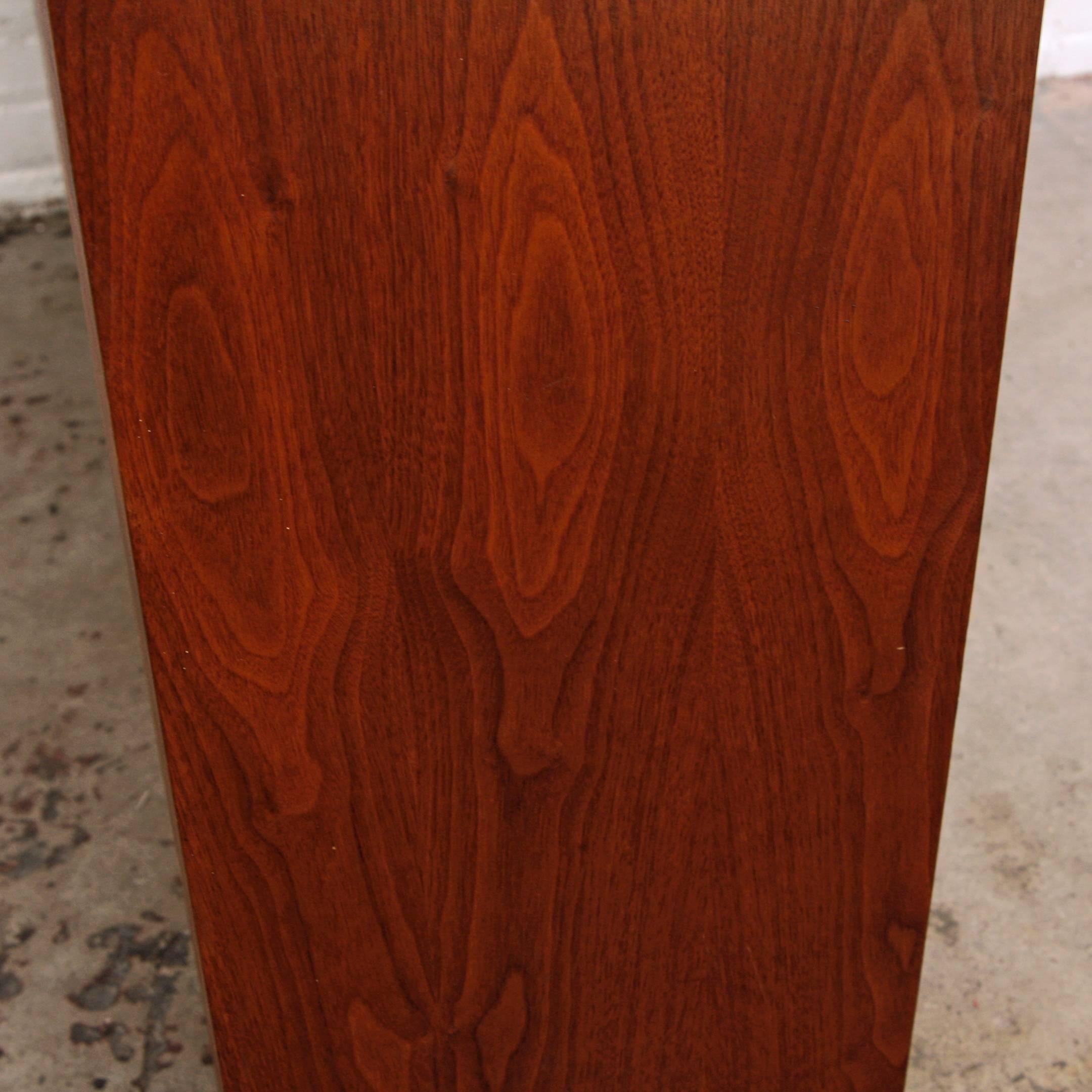 Harvey Probber Mahogany Sideboard Cabinet with Cane Doors 1