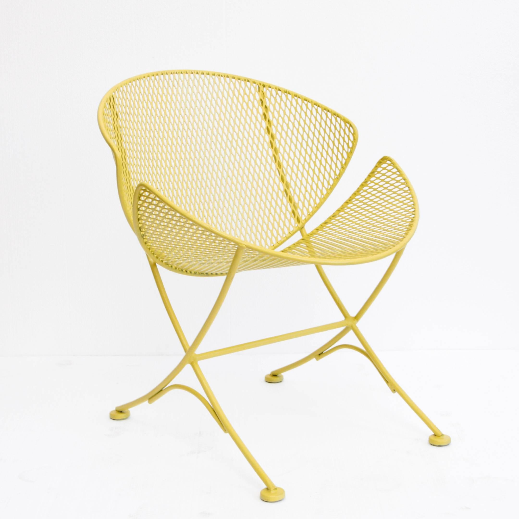 Mid-Century Modern Pair of Maurizio Tempestini Orange Slice Patio Chairs