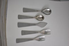 Mid-Century Gio Ponti for Fraser Krupp Italy 12 Place Setting Flatware