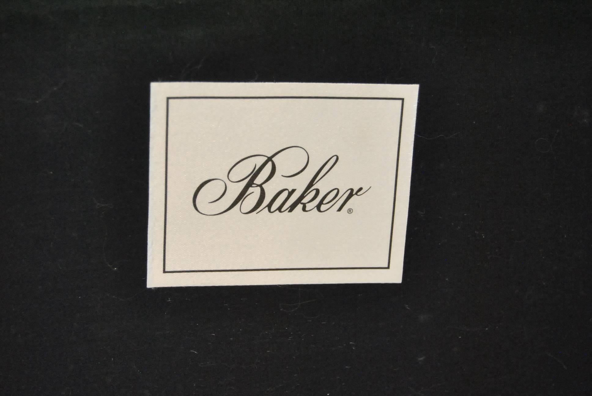 Barbara Barry for Baker Furniture Rollback Slipper Chair Grey Silk 1