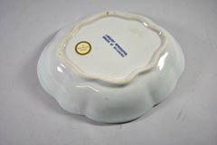 Lowestoft Reproduction Created by Mottahedeh Scalloped Federal Eagle Dish Tray