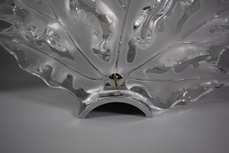 Pair of Crystal Lalique Champs Elysees Wall Sconces at 1stDibs ...