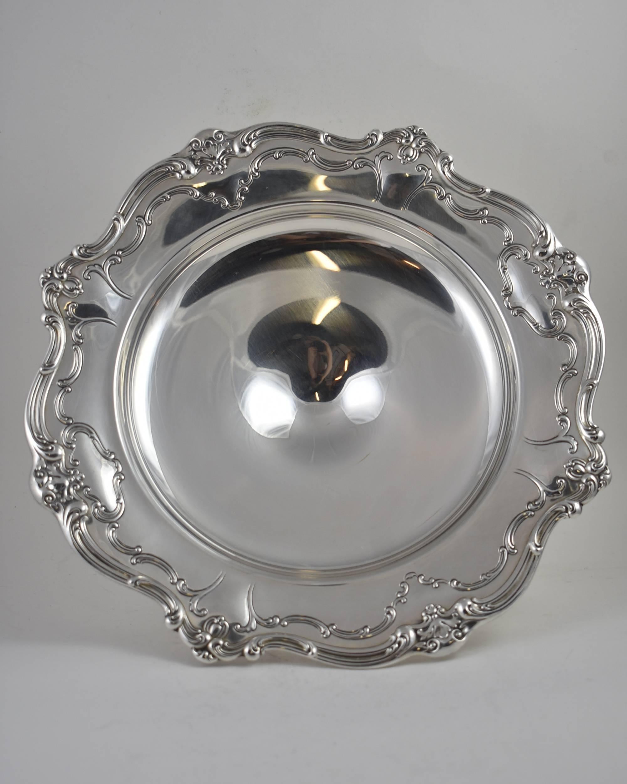 Chantilly by Gorham Sterling Silver Compote In Good Condition In Toledo, OH