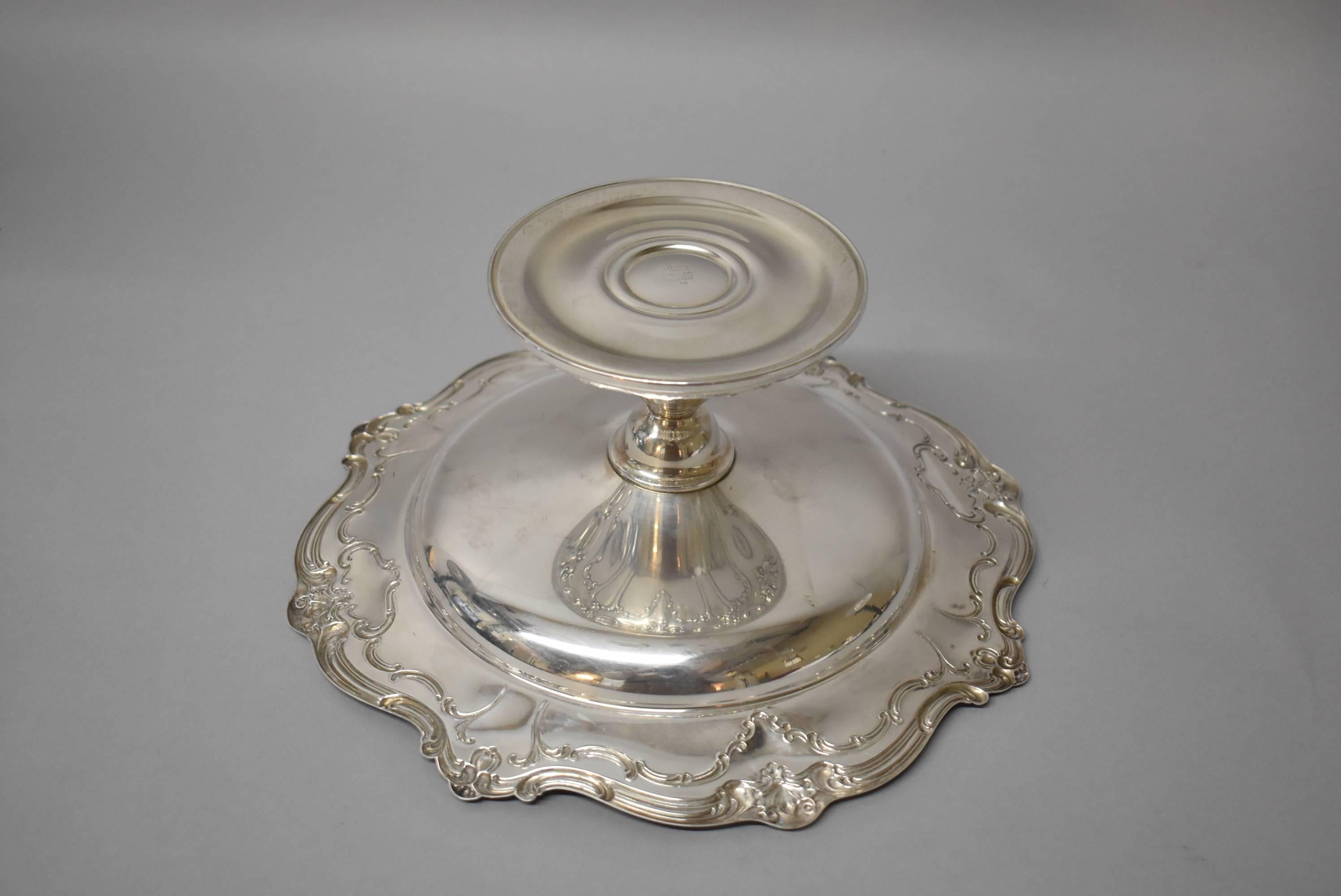 Chantilly by Gorham Sterling Silver Compote 2