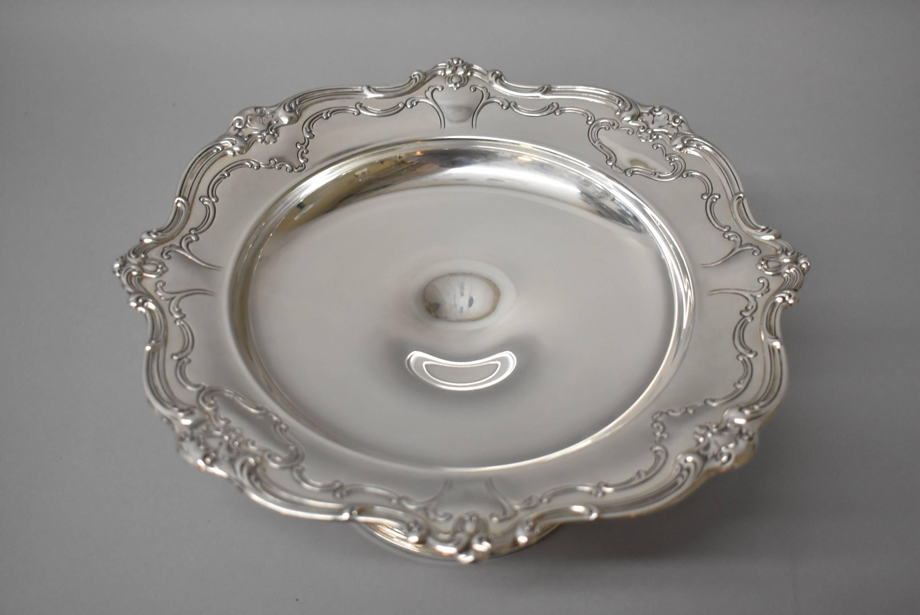 20th Century Chantilly by Gorham Sterling Silver Compote