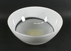 Art Glass Hand Blown Fruit Bowl by Caleb Siemon Signed Dated 2006