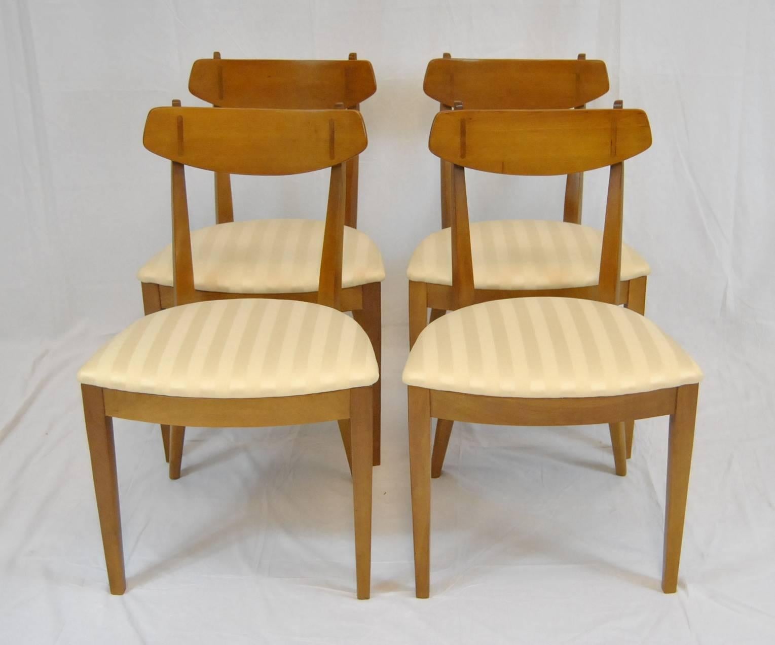 Mid-Century Modern Dining Set by Kipp Stewart For Drexel, Sun Coast Collection In Good Condition In Toledo, OH