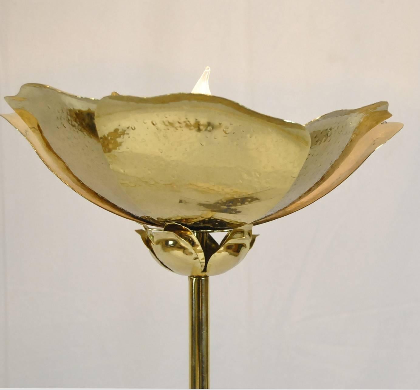 Modern Midcentury Two Light Flower Floor Form Lamp In by Tomasso Barbi