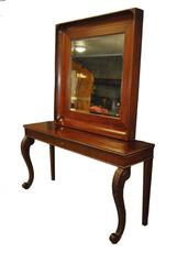 20th Century Console with Large Beveled Mirror by Polo Ralph Lauren