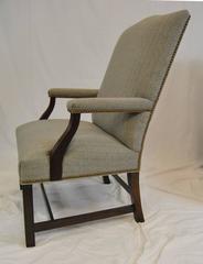Pair of Martha Washington Style Armchairs by Hancock & Moore