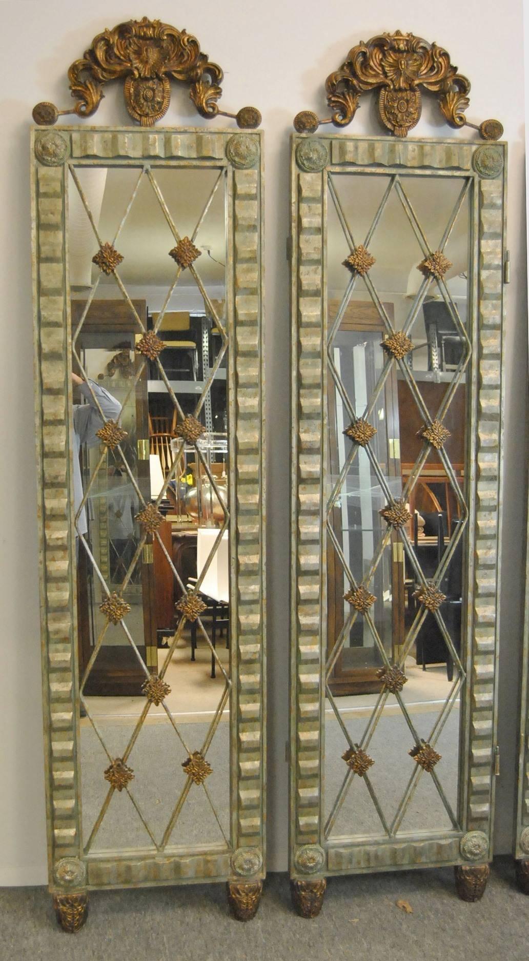 copper room divider