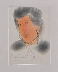 Pen and Pastel Portraint Sketch by Oronzo Gasparo 1946