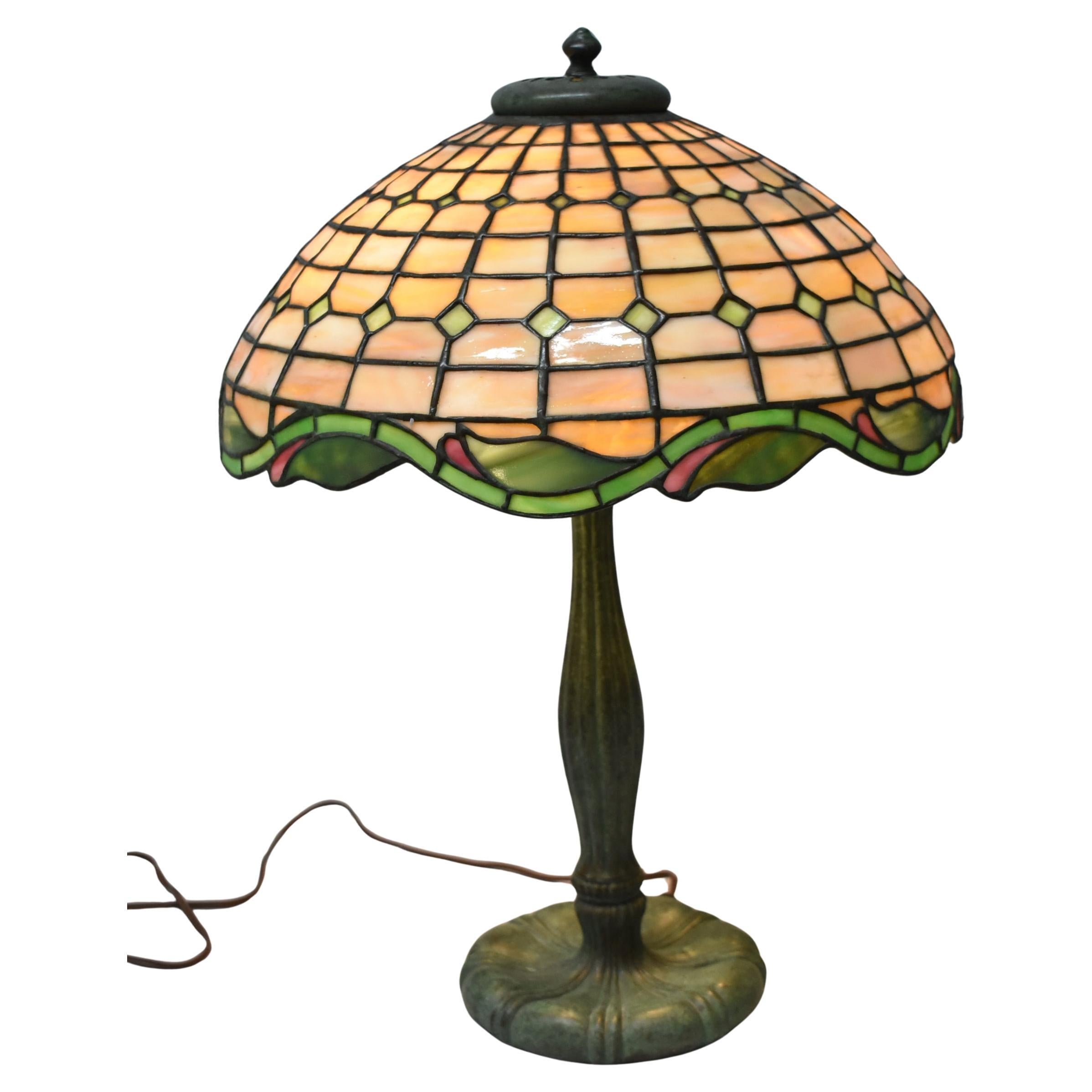 Duffner and Kimberly Lámpara de cristal emplomado Pantalla de 16