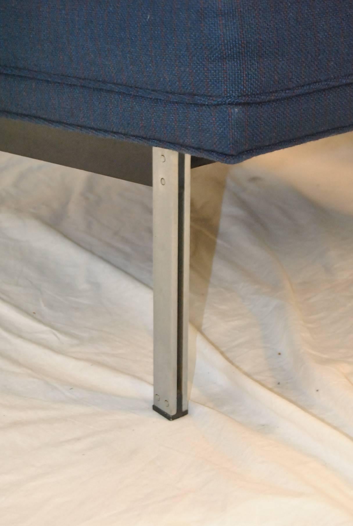 Parallele Sessel ohne Armlehnen von Florence Knoll aus der Mitte des Jahrhunderts (20. Jahrhundert)