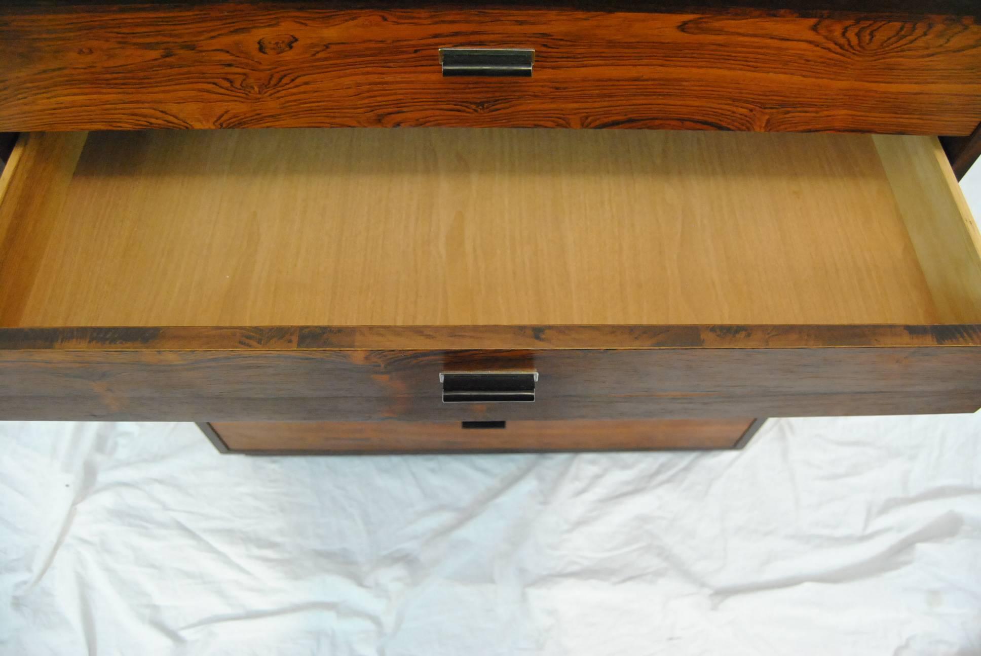 Mid-Century Rosewood Six Drawer Chest Attributed to Harvey Probber 1