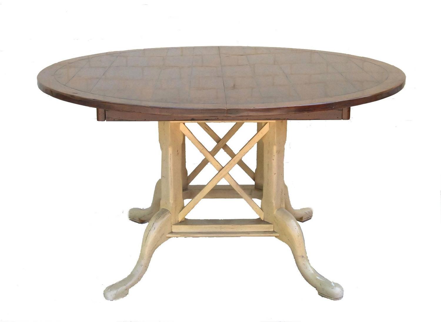 Country French Kettering Round Table and Six Dudley Side Chairs by Guy Chaddock For Sale at 1stdibs Country French Kettering Round Table and Six Dudley Side Chairs by Guy Chaddock For Sale at 1stdibs