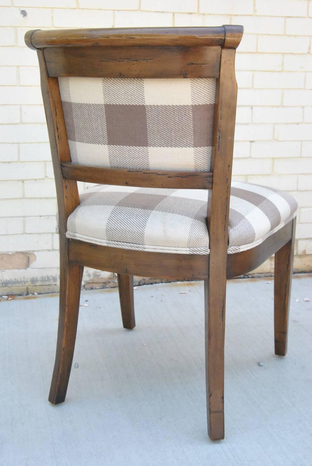 Country French Kettering Round Table and Six Dudley Side Chairs by Guy