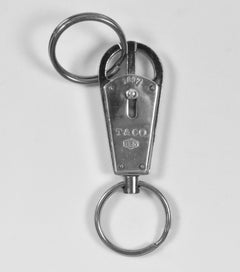 Tiffany & Co. Portachiavi Valet in argento sterling 1837 con due anelli