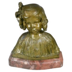 Bessie Potter Vonnoh (1872-1955) Young Girl Bronze