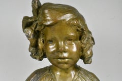 Bessie Potter Vonnoh (1872-1955) Young Girl Bronze