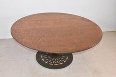 Custom Made Copper Top Modern Table