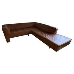 Vladimir Kagan Leather Sofa "Omnibus" Circa 1970's